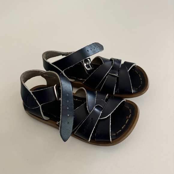 Kids navy blue salt water sandals - Picture 4 of 4